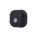 BMW BMA3SSLNA AirPods 3 cover granatowy/navy Geniune Leather Silver Logo