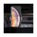 Gravity smartphone car holder for air vent with air freshener black (YC06)