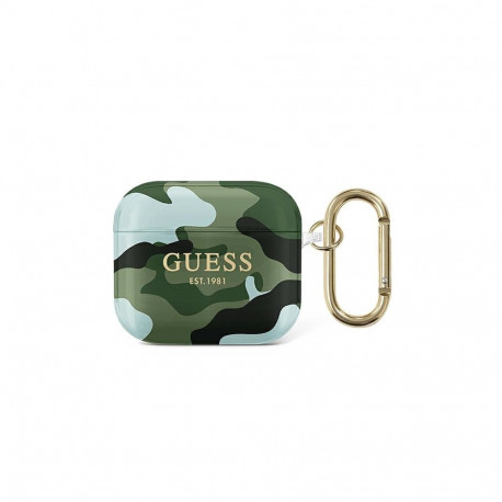 Guess GUA3UCAMA AirPods 3 cover green/khaki Camo Collection
