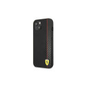 Ferrari FESAXHCP13SBK iPhone 13 mini 5.4" black/black hardcase On Track Carbon Stripe