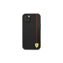 Ferrari FESAXHCP13SBK iPhone 13 mini 5.4" black/black hardcase On Track Carbon Stripe