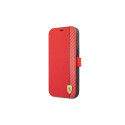 Ferrari FESAXFLBKP13SRE iPhone 13 mini 5.4" red/red book On Track Carbon Stripe