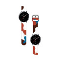 Strap Moro for Samsung Galaxy Watch 45 / 46 / 47 mm silicone bracelet watch band - pattern 8