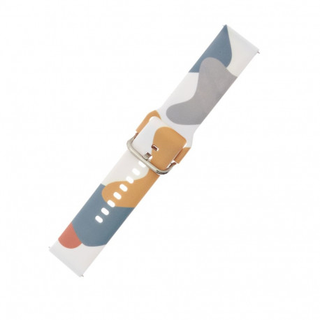 Strap Moro for Samsung Galaxy Watch 45 / 46 / 47 mm silicone bracelet watch band - pattern 2