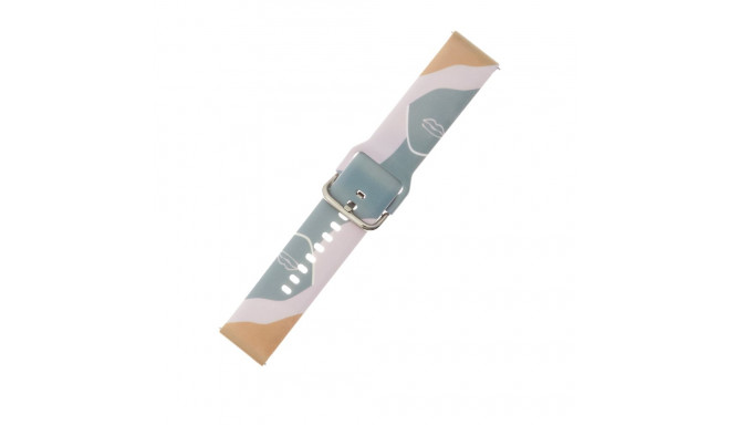 Strap Moro for Samsung Galaxy Watch 40 / 41 / 42 / 43 / 44 mm silicone bracelet watch band - pattern