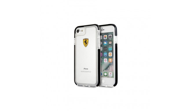 Ferrari Hardcase FEGLHCP7BK iPhone 7/8 SE 2020 / SE 2022 Shockproof transparent black