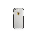 Ferrari Hardcase FEGLHCP7BK iPhone 7/8 SE 2020 / SE 2022 Shockproof transparent black