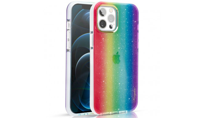 Kingxbar Ombre Case Back Cover for iPhone 12 Pro Max multicolour