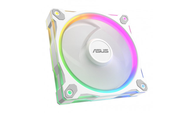 ASUS Prime MR120 ARGB pöördvooluga valge arvutikorpuse ventilaator 12 cm