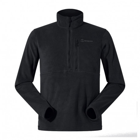 BERGHAUS Prism Half Zip Polartec® fliis - meeste fliisist dressipluus, suurus L (must)