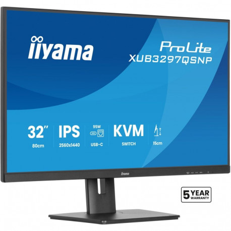 IIYAMA monitor XUB3297QSNP-B1 80cm 16:9 2xHDMI,DP