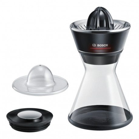 Bosch MCP72GPB tsitrusepress plast, roostevaba teras must, läbipaistev