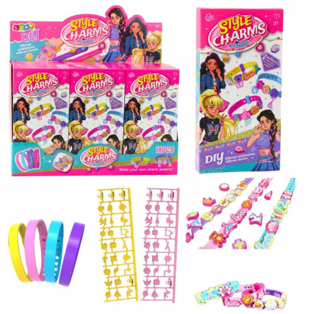 DIY loomade ripatsitega käevõrude komplekt, 4 reguleeritavat käevõru