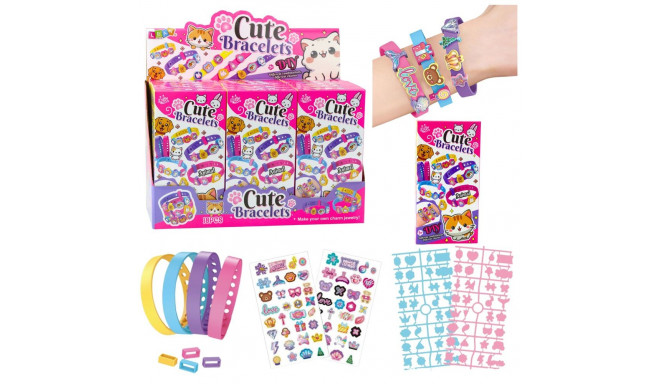 DIY loomade ripatsitega käevõrude komplekt, 4 reguleeritavat käevõru