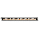 "DIGITUS Patchpanel 0,5HE 24-Port Cat6 ungeschirmt schwarz"