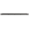"DIGITUS Patchpanel 0,5HE 24-Port Cat6 ungeschirmt schwarz"