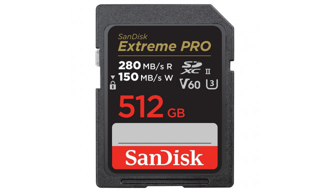 "Sandisk CARD PRO 512GB V60 UHS-II S"