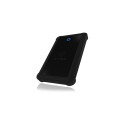 "ICY BOX IB-233U3-B Externes USB-A 3.0 Gehäuse für 2,5"" SATA HDD/SSD mit Silikon-Schutzhülle"