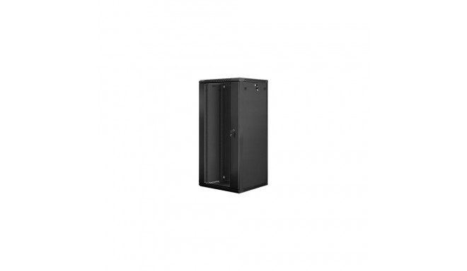 Lanberg riputatav seinakapp 19" 27U 600x600 must V2