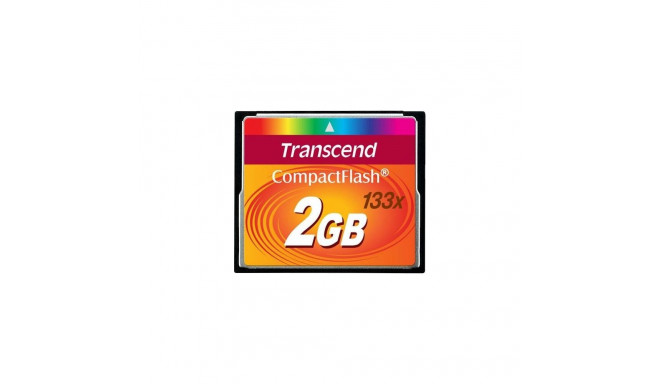 Transcend 133x Compact Flash mälukaart 2GB (TS2GCF133)