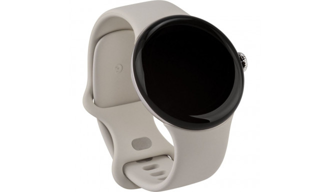 Google Pixel Watch 3 WiFi nutikell, 41 mm, portselan / poleeritud hõbe