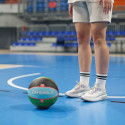 Piłka koszykowa Meteor Dribble niebiesko-zielono-czarna 07093 7