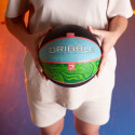 Piłka koszykowa Meteor Dribble niebiesko-zielono-czarna 07093 7