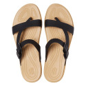 Klapki damskie Crocs Tulum Toe Post czarne 206108 00W 41-42 Klapki damskie Crocs Tulum Toe Post czarne 206108 00W 41-42