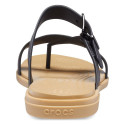 Klapki damskie Crocs Tulum Toe Post czarne 206108 00W 41-42 Klapki damskie Crocs Tulum Toe Post czarne 206108 00W 41-42