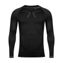 Bielizna termoaktywna męska Alpinus Tactical Base Layer Set czarno-szara GT43276 S
