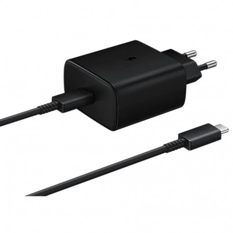 Samsung EP-TA845XBEGWW Quick Charge 3.0 | 45W Original Travel Adapter + Type-C Cable Black (EU Blist