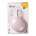 Babyono silicone soother case pink 1569/012