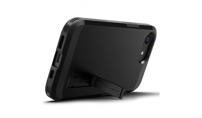Spigen Spigen Tough Armor Case with MagSafe for iPhone 16e with Stand - Black