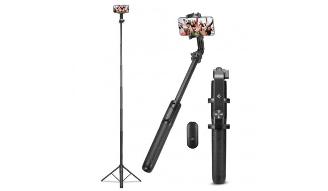 Spigen Spigen S560W Bluetooth Selfie Stick with Tripod - Black