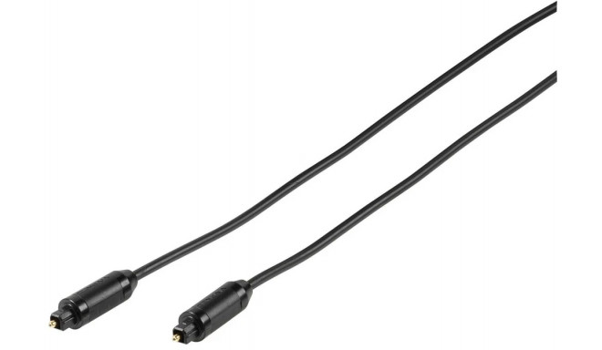 Vivanco optical cable 2m, black