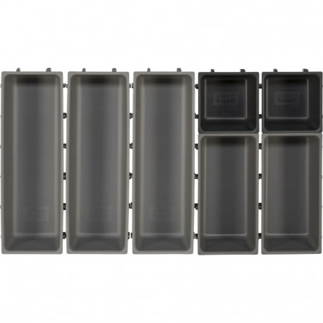 Joseph Joseph Blox 7-piece Grey Drawer Organiser Set