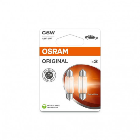 12V C5W 5W SV8.5-8 l=35mm 2xblister