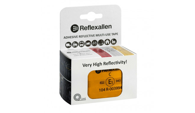 Reflektorteip kollane 5#100cm