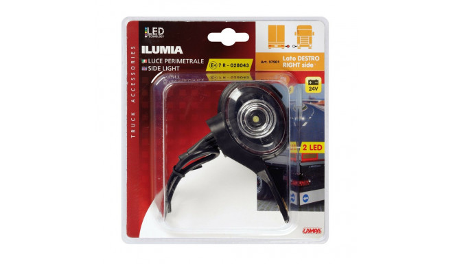 Külg gabariidituli,2led valge/punane,par