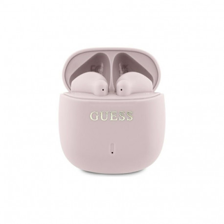 Guess Bluetooth headphones GUTWSJ14ESGP TWS + docking station pink/pink Printed Classic Logo