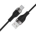 Acefast C11-04 USB-A - USB-C 3A Cable 1.2m Magnetic Braid - Black