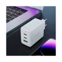 Acefast fast charger GaN (2x USB-C / USB-A) PPS / PD / QC4+ 65W white (A41)