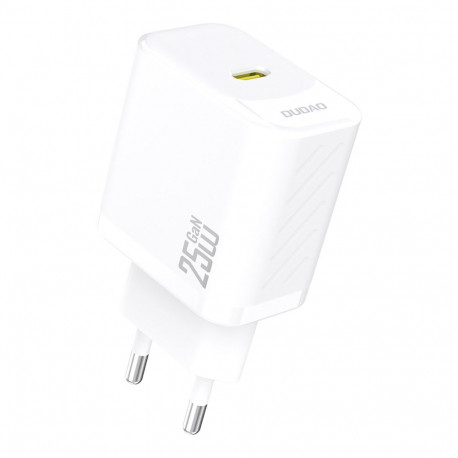 Dudao A27 25W GaN USB-C Wall Charger - White