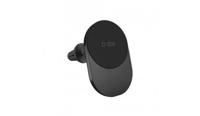 Qi2 Wireless Charger Holder SBS TESUPPVENTWIRQI215W Compatible with MagSafe - Black