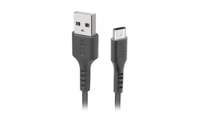 SBS LTHL200 USB-A - Micro-USB Cable 1m - Black