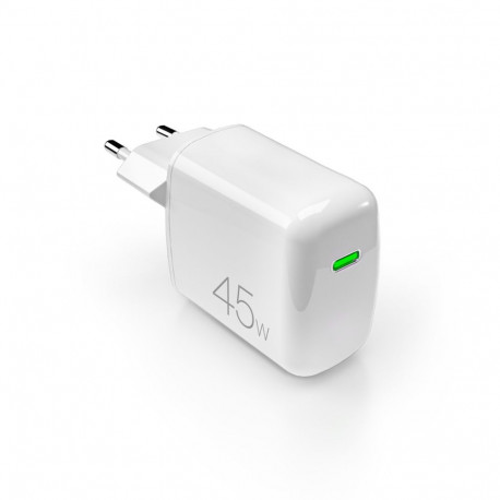 Puro Super Mini 45W PD GaN USB-C Wall Charger - White