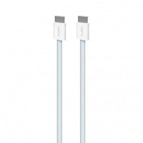 Puro Fabrik USB-C - USB-C Cable 1.5m 60W 480mbps - Blue