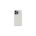 Decoded AntiMicrobial Silicone Stacks Backcover Case with MagSafe for iPhone 16 Pro Max - Gray