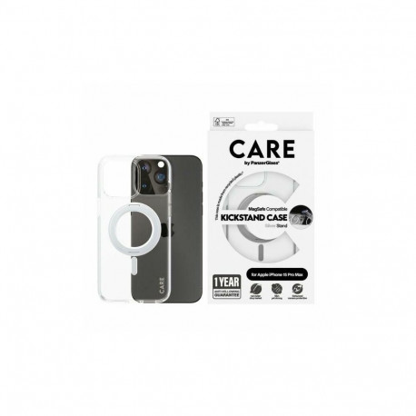 CARE by PanzerGlass Kickstand Case MagSafe for iPhone 15 Pro Max - silver