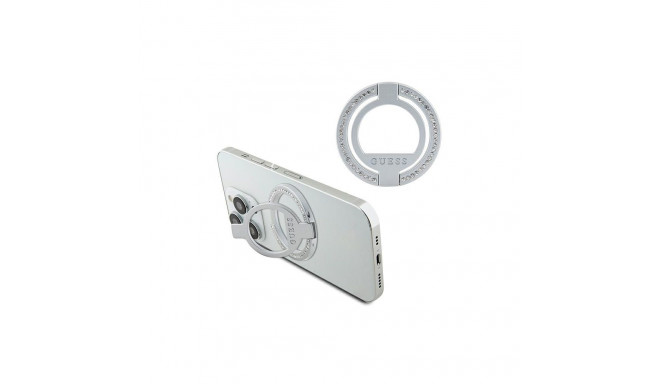 Guess MagSafe Ring Rhinestone holder - silver